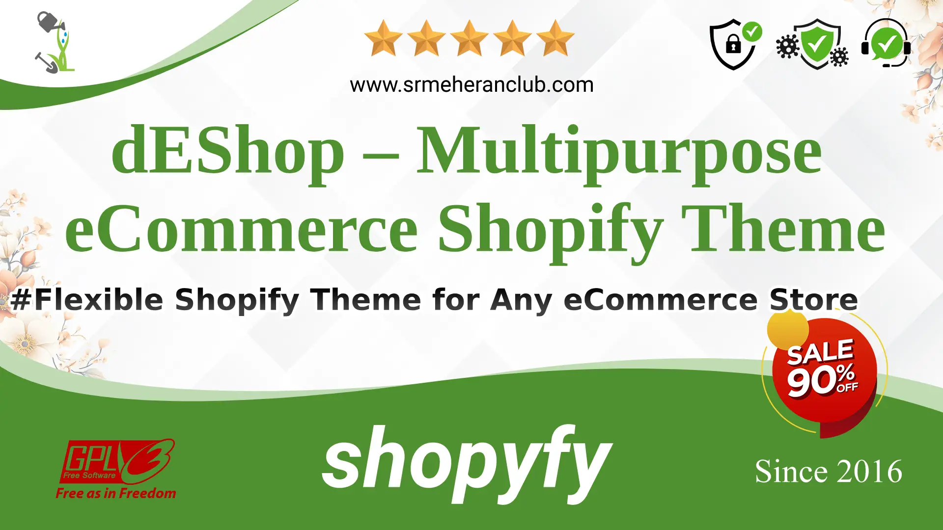 dEShop – Multipurpose eCommerce Shopify Theme — Theme by Themeforest