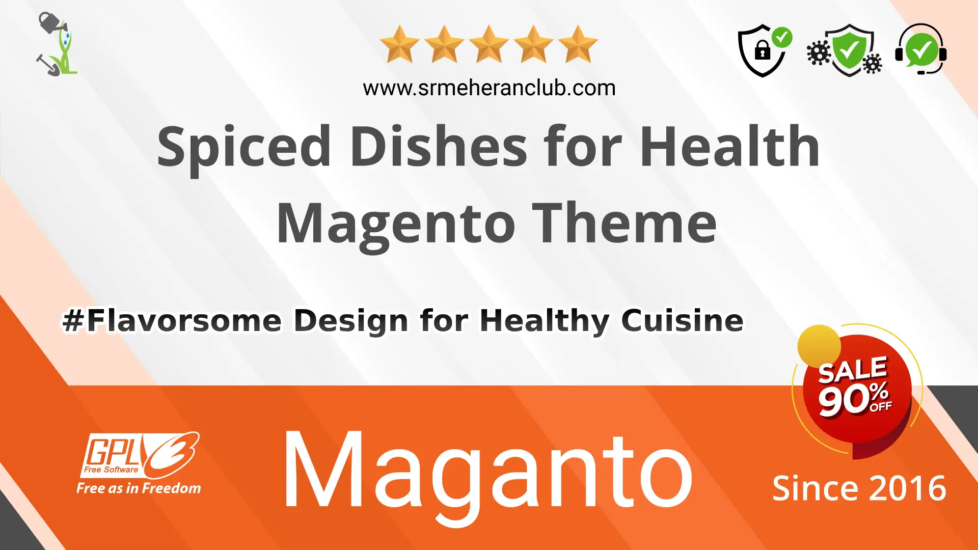 Spiced Dishes for Health Magento Theme — Theme by Templatemonster