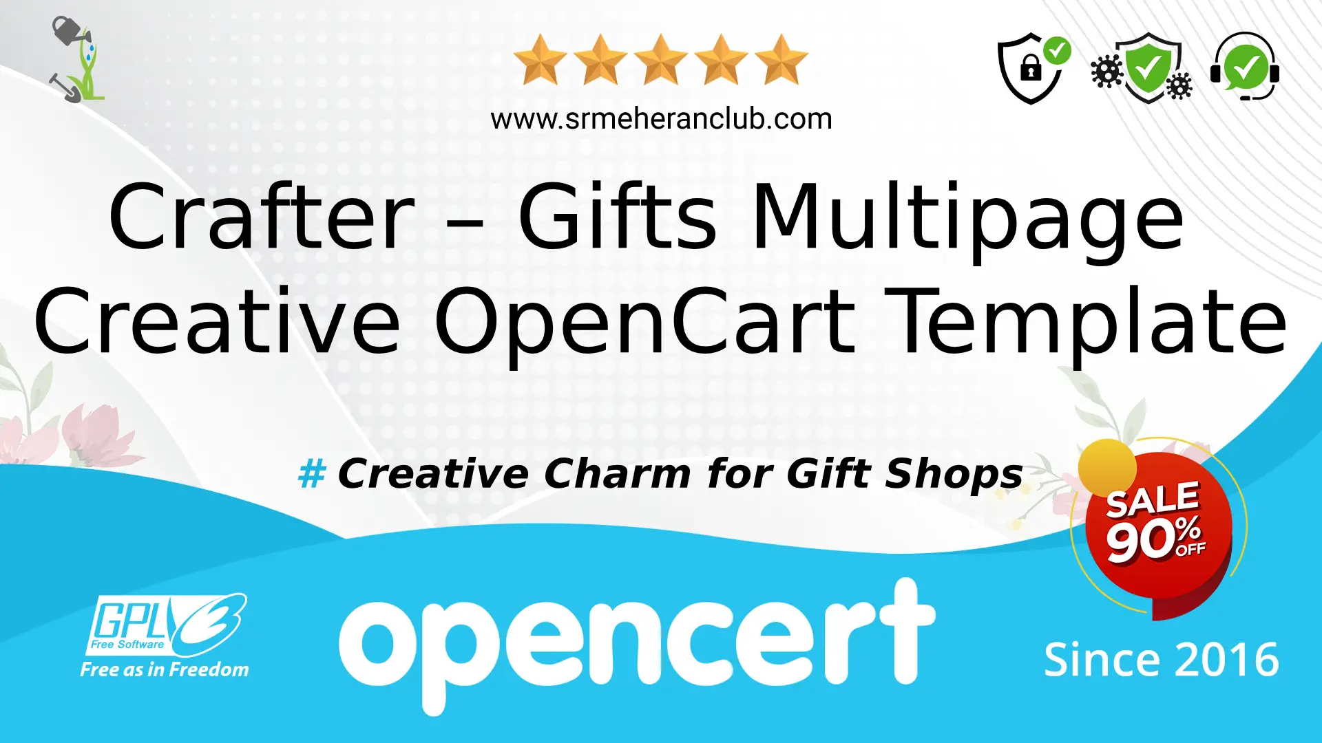 Crafter – Gifts Multipage Creative OpenCart Template
