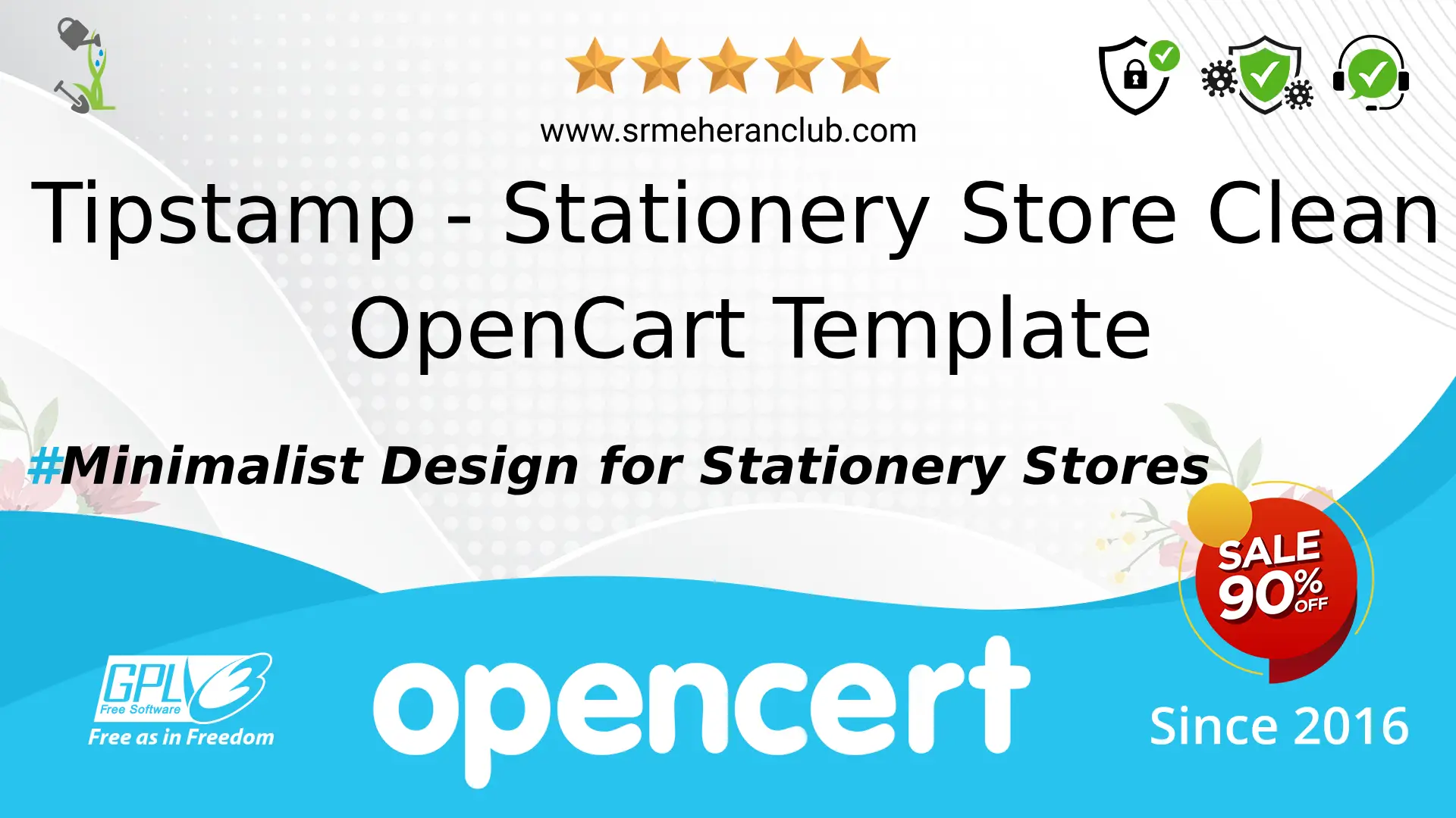 Tipstamp – Stationery Store Clean OpenCart Template — Template by Templatemonster