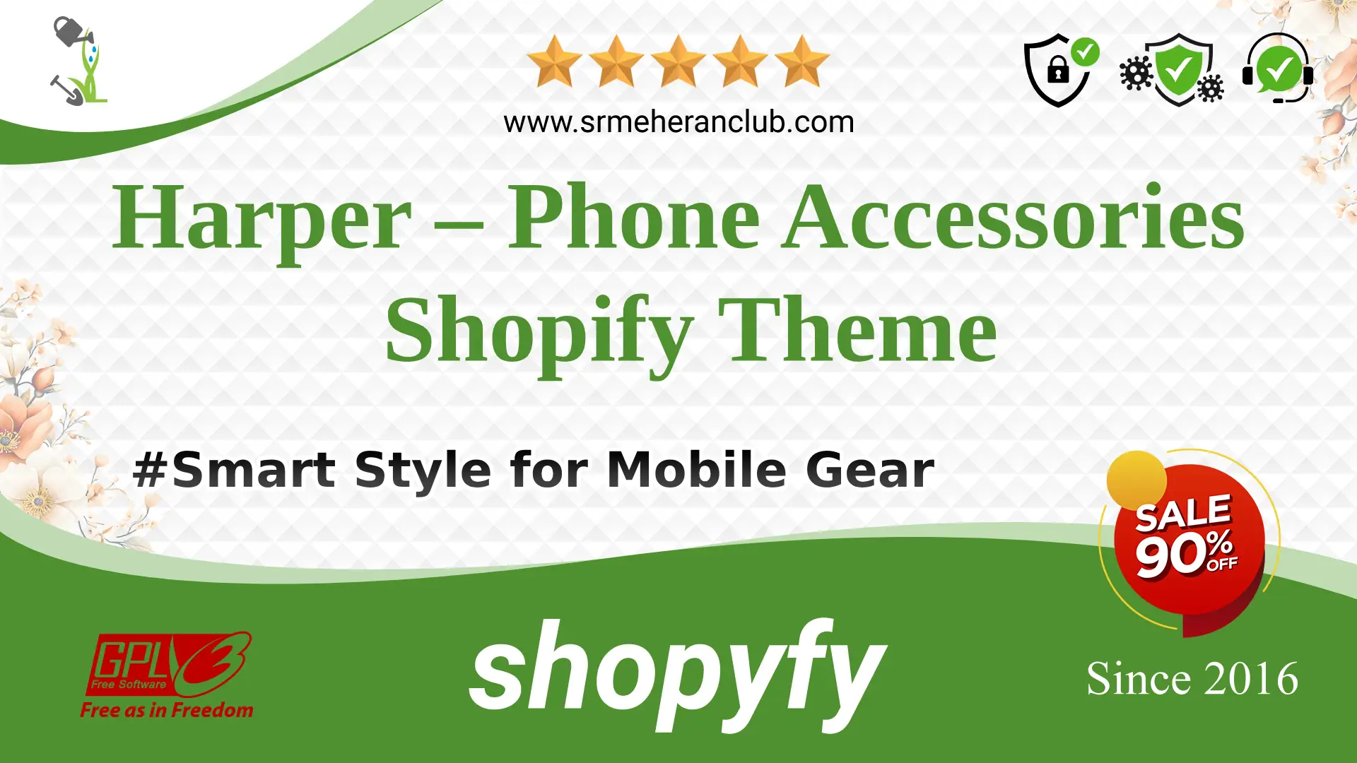 Harper – Phone Accessories Shopify Theme — Theme by Templatemonster