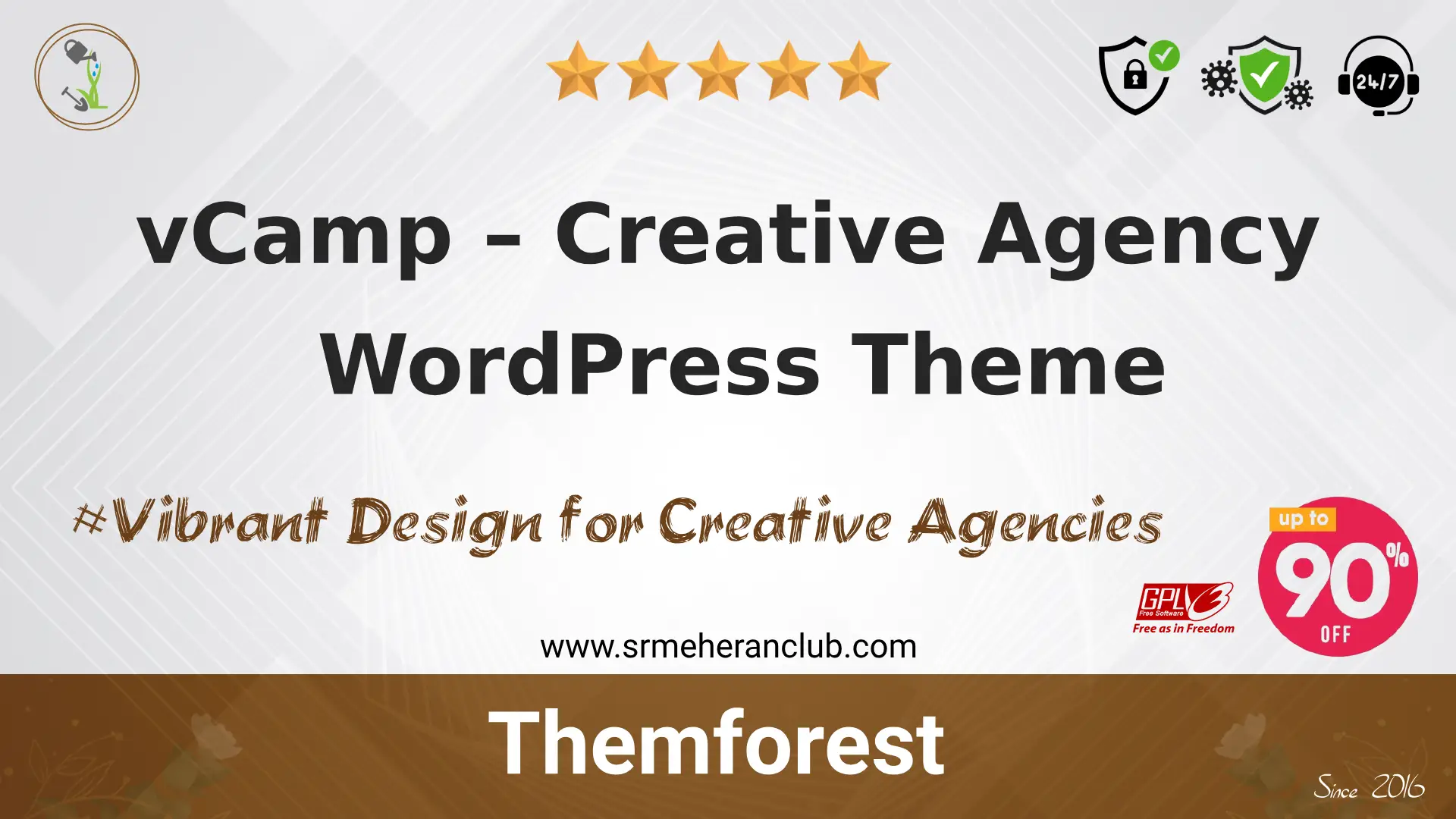 vCamp – Creative Agency WordPress Theme — Theme by Themeforest
