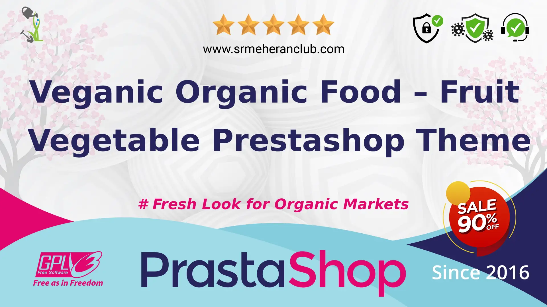Veganic Organic Food – Fruit Vegetable Prestashop Theme — Theme by Templatemonster