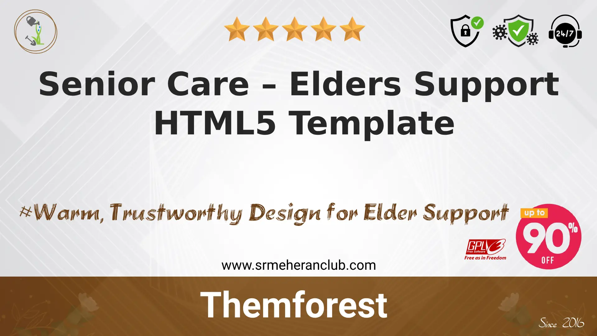 Senior Care – Elders Support HTML5 Template — Template by Themeforest