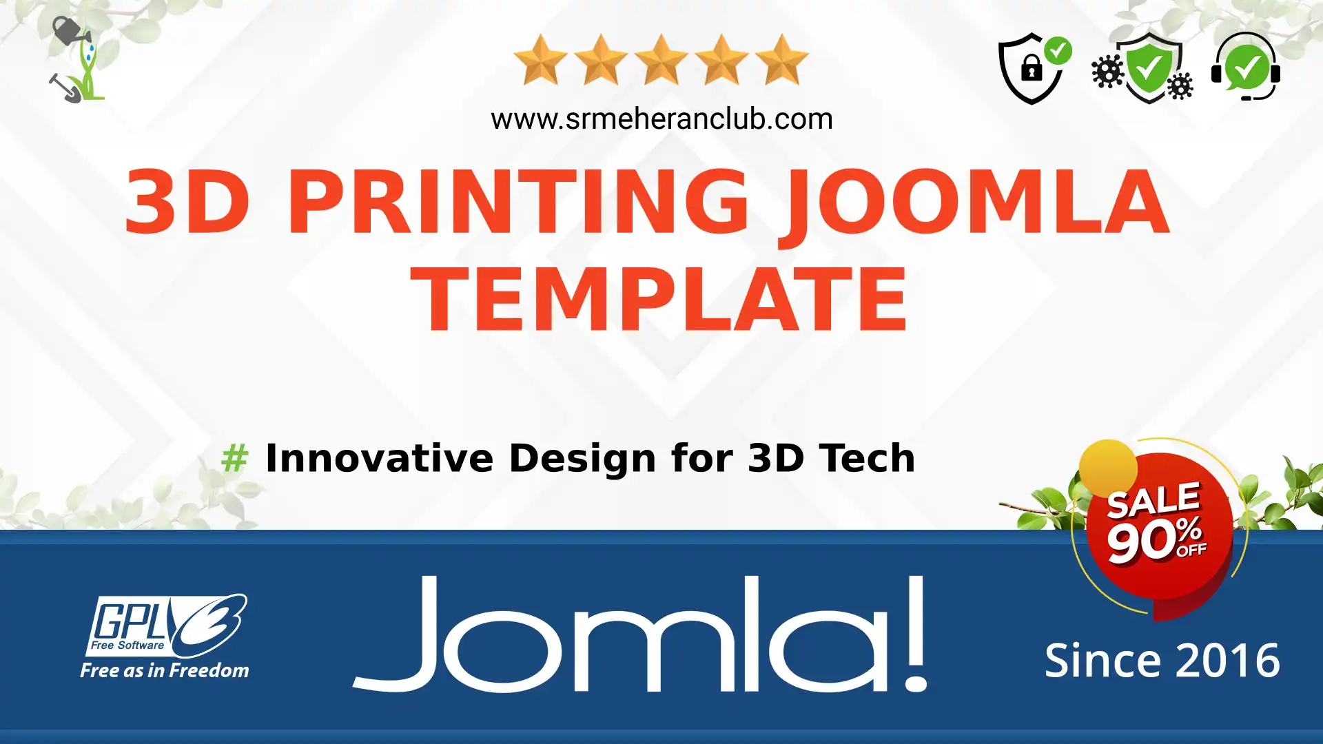 3D Printing Joomla Template — Theme by Templatemonster