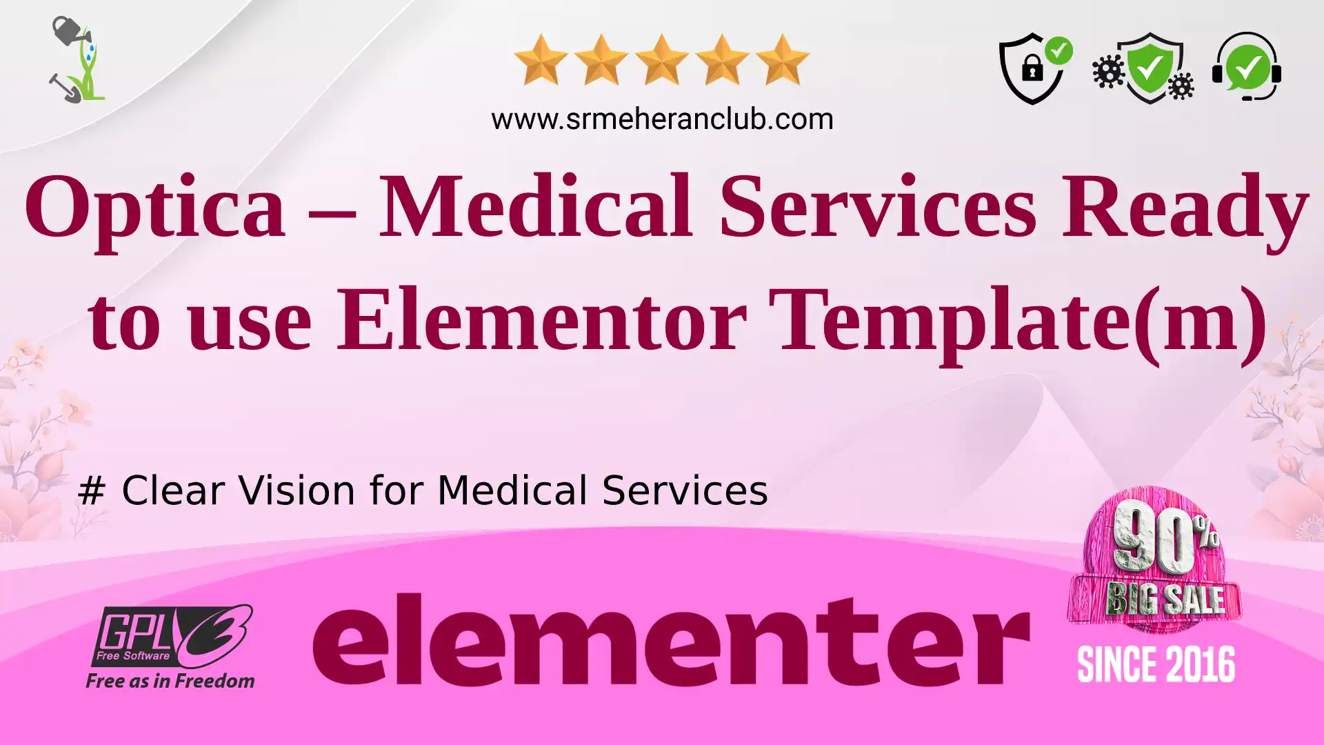 Optica – Medical Services Ready to use Elementor Template(m) — Elementor Kit by Templatemonster
