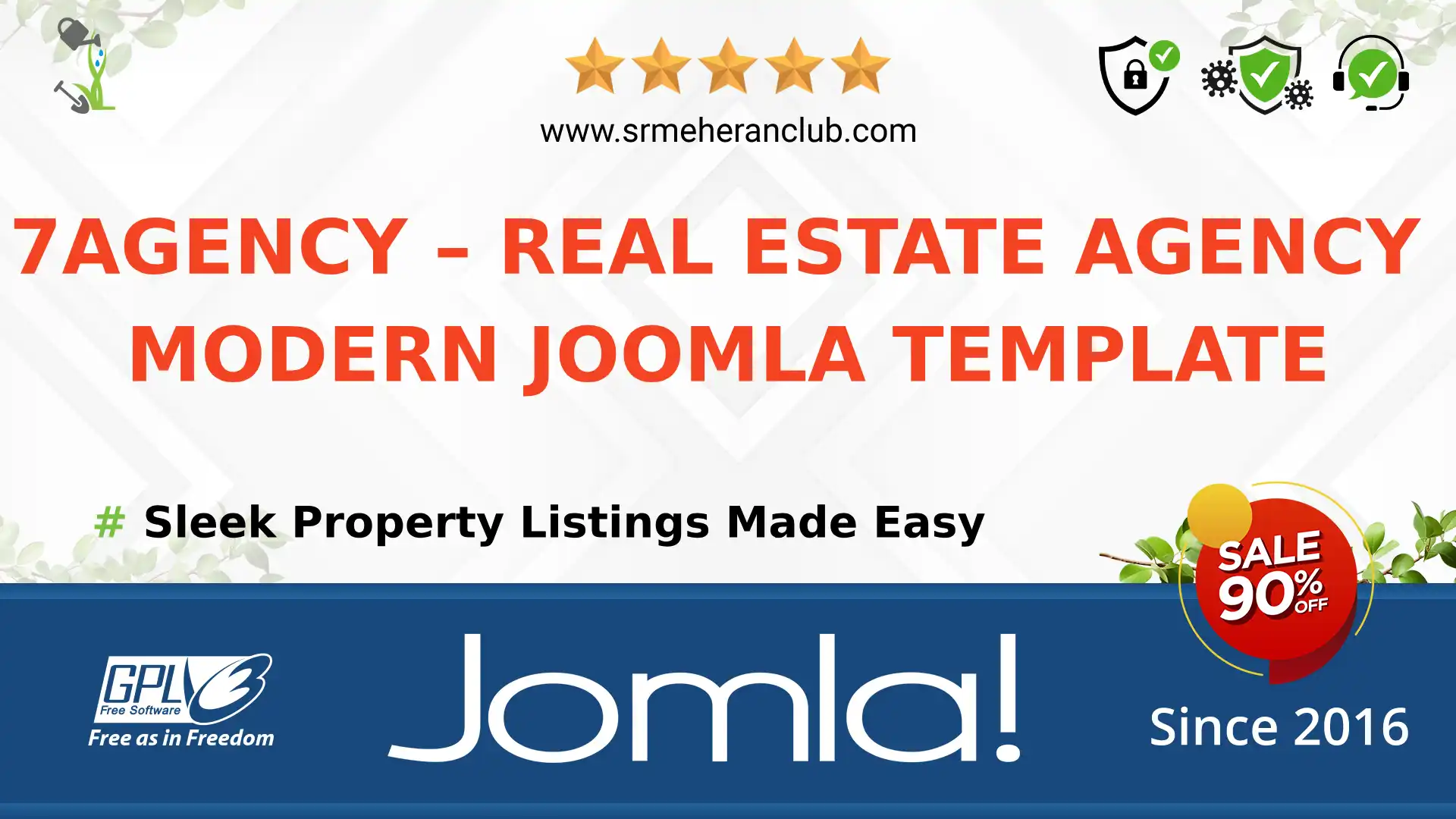 7agency – Real Estate Agency Modern Joomla Template — Template by Templatemonster