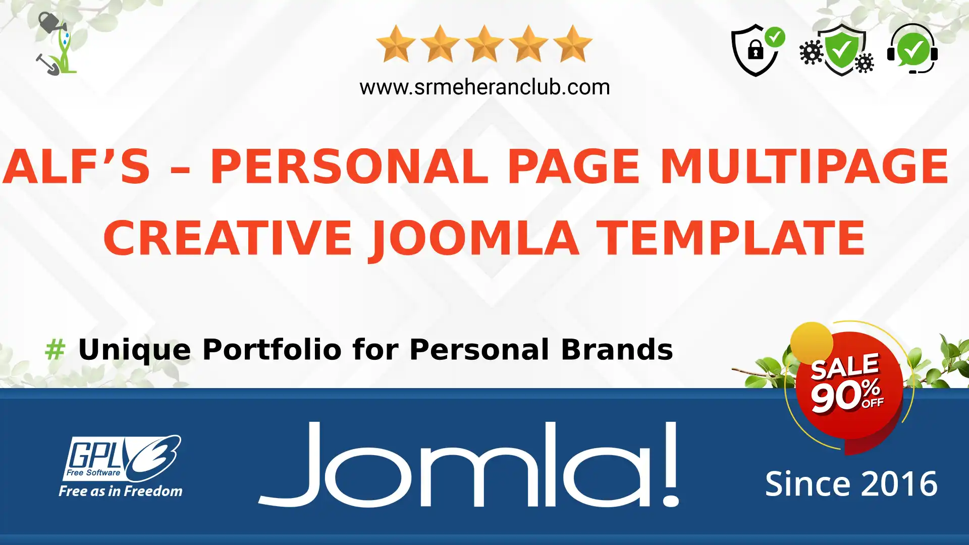 ALF’s – Personal Page Multipage Creative Joomla Template — Template by Templatemonster