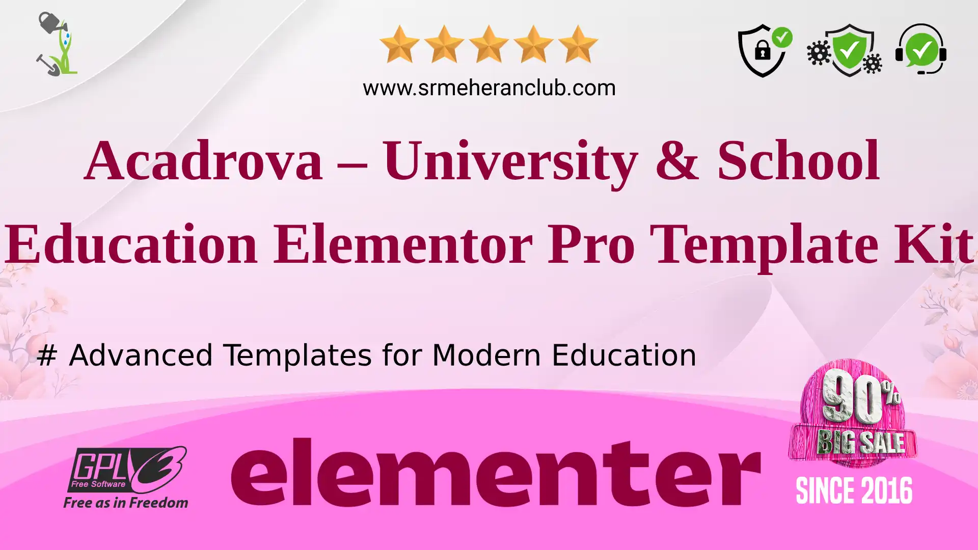 Acadrova – University & School Education Elementor Pro Template Kit — Elementor Kit by Themeforest