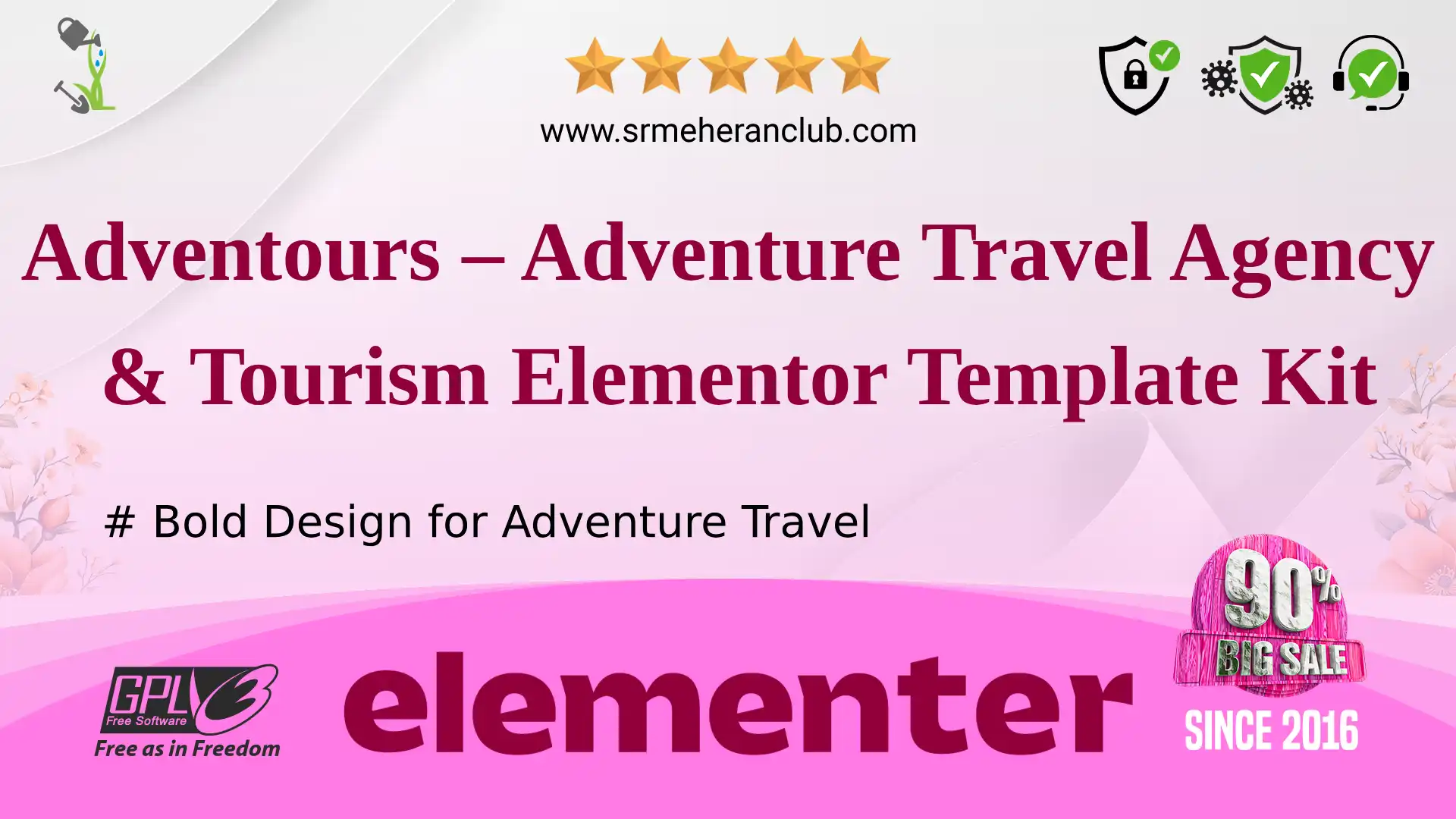 Adventours – Adventure Travel Agency & Tourism Elementor Template Kit — Elementor Kit by Themeforest