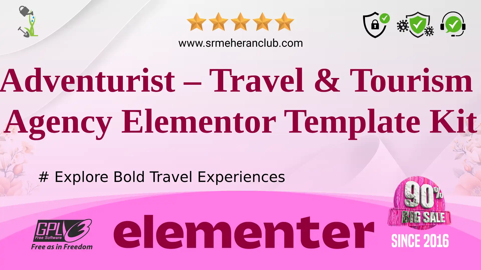 Adventurist – Travel & Tourism Agency Elementor Template Kit