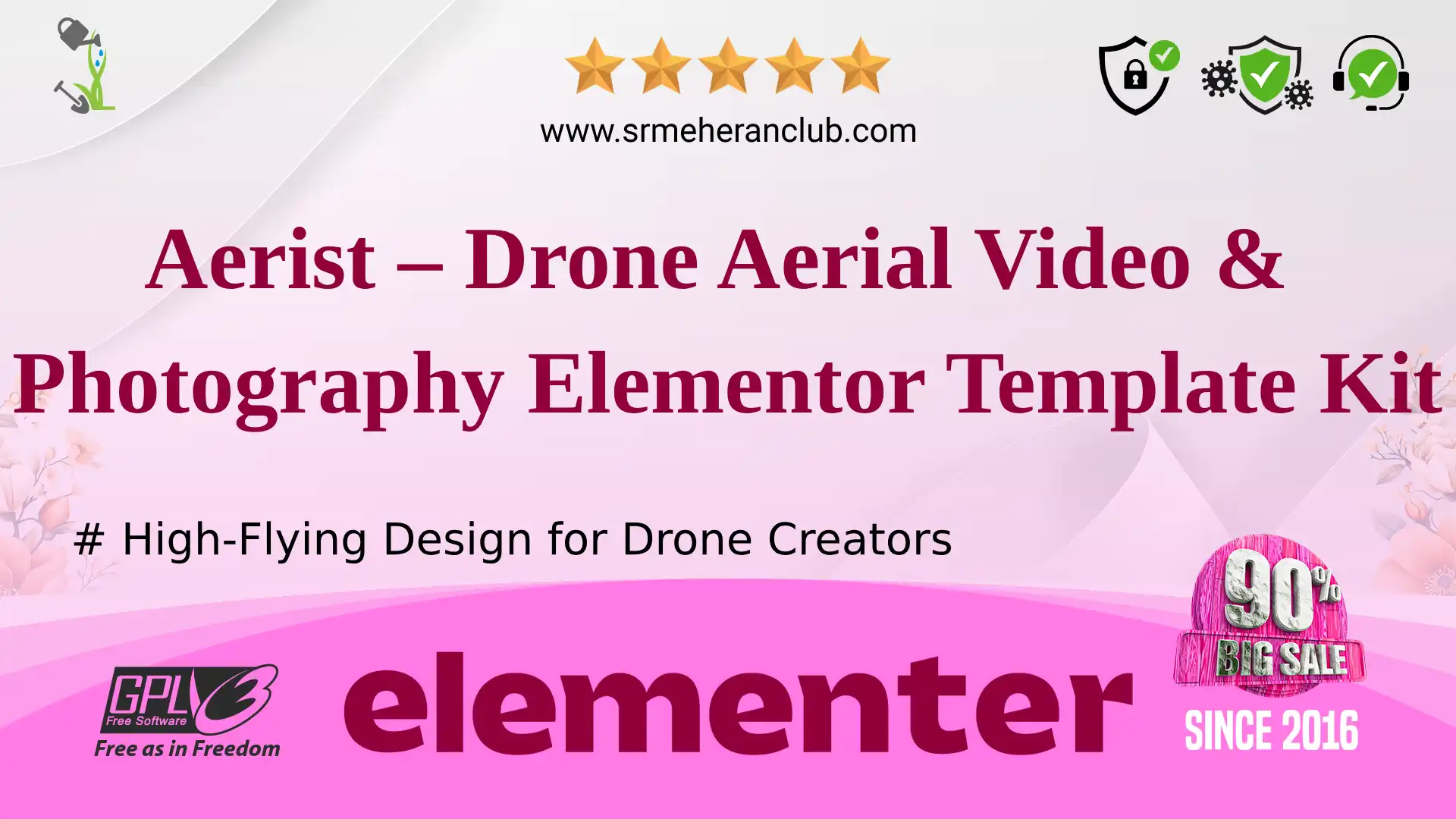 Aerist – Drone Aerial Video & Photography Elementor Template Kit — Elementor Kit by Themeforest