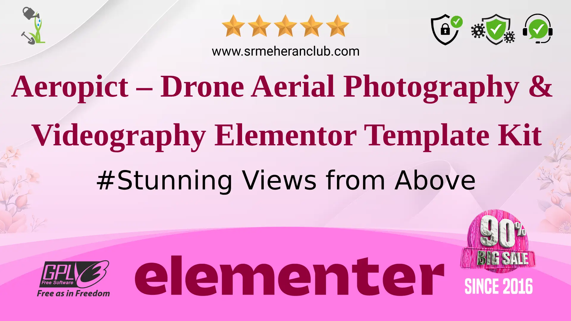 Aeropict – Drone Aerial Photography & Videography Elementor Template Kit — Elementor Kit by Themeforest