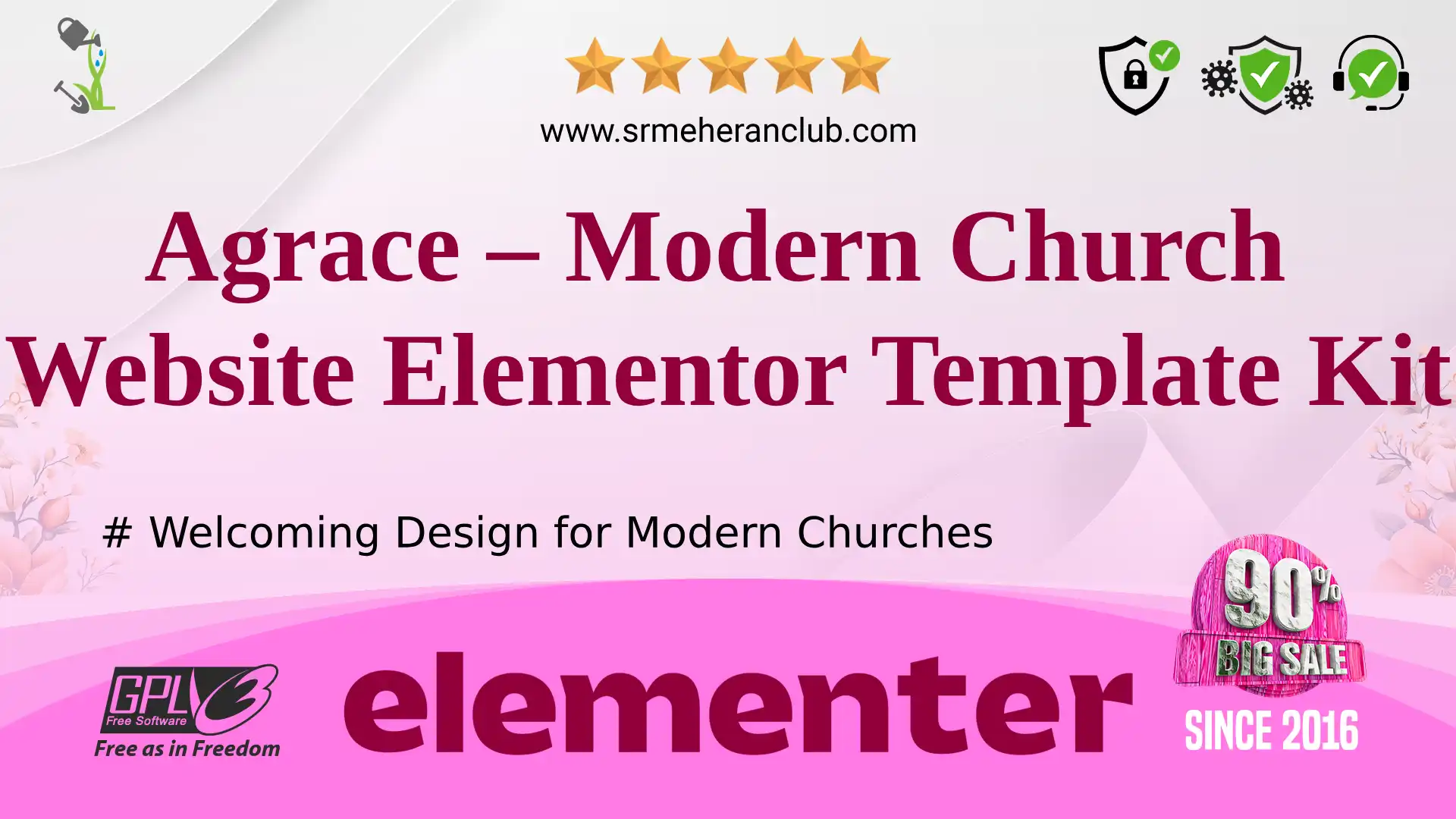 Agrace – Modern Church Website Elementor Template Kit — Elementor Kit by Themeforest