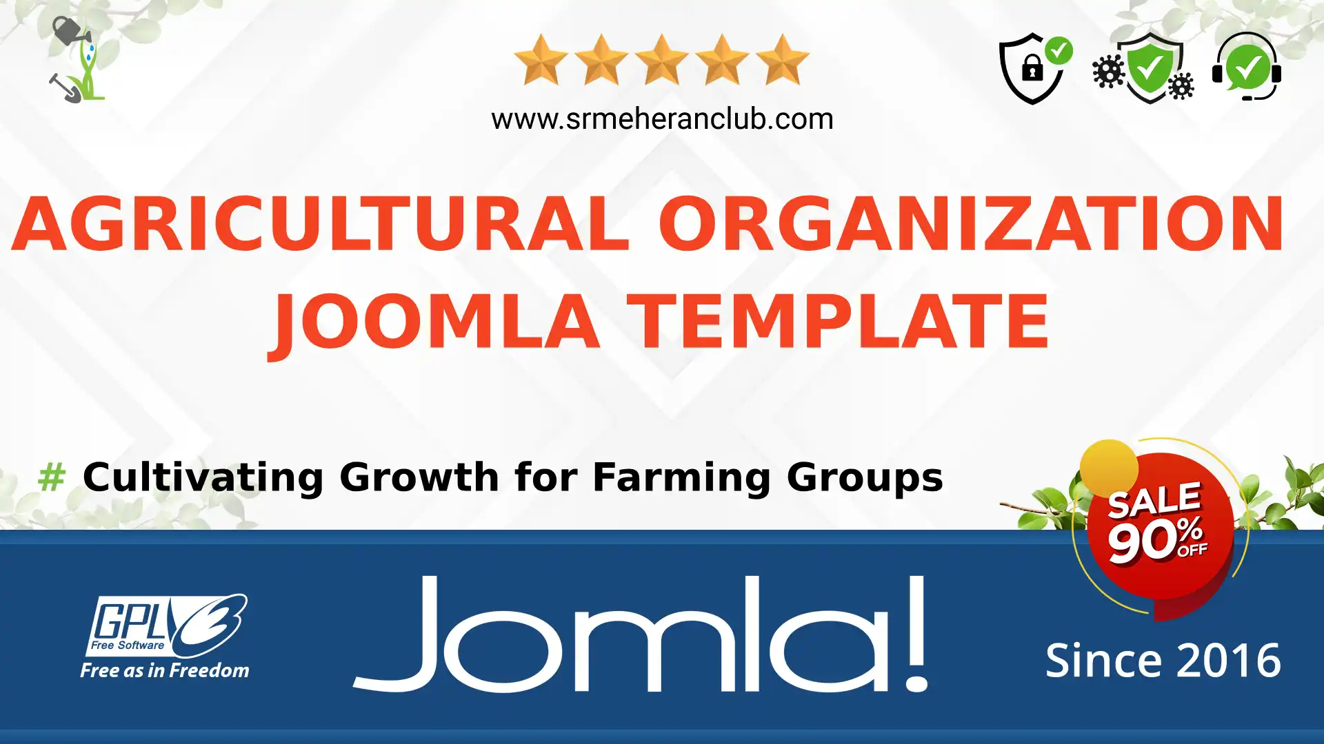 Agricultural Organization Joomla Template — Template by Templatemonster