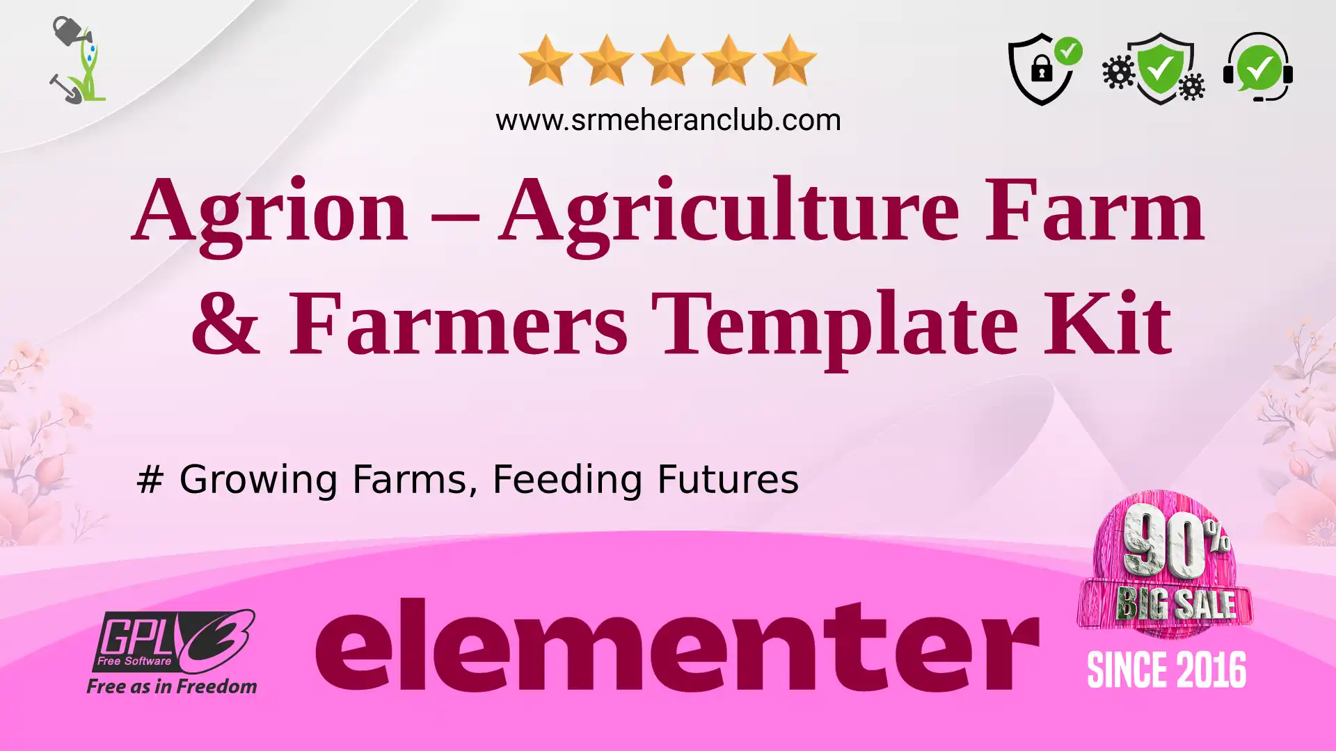 Agrion – Agriculture Farm & Farmers Template Kit