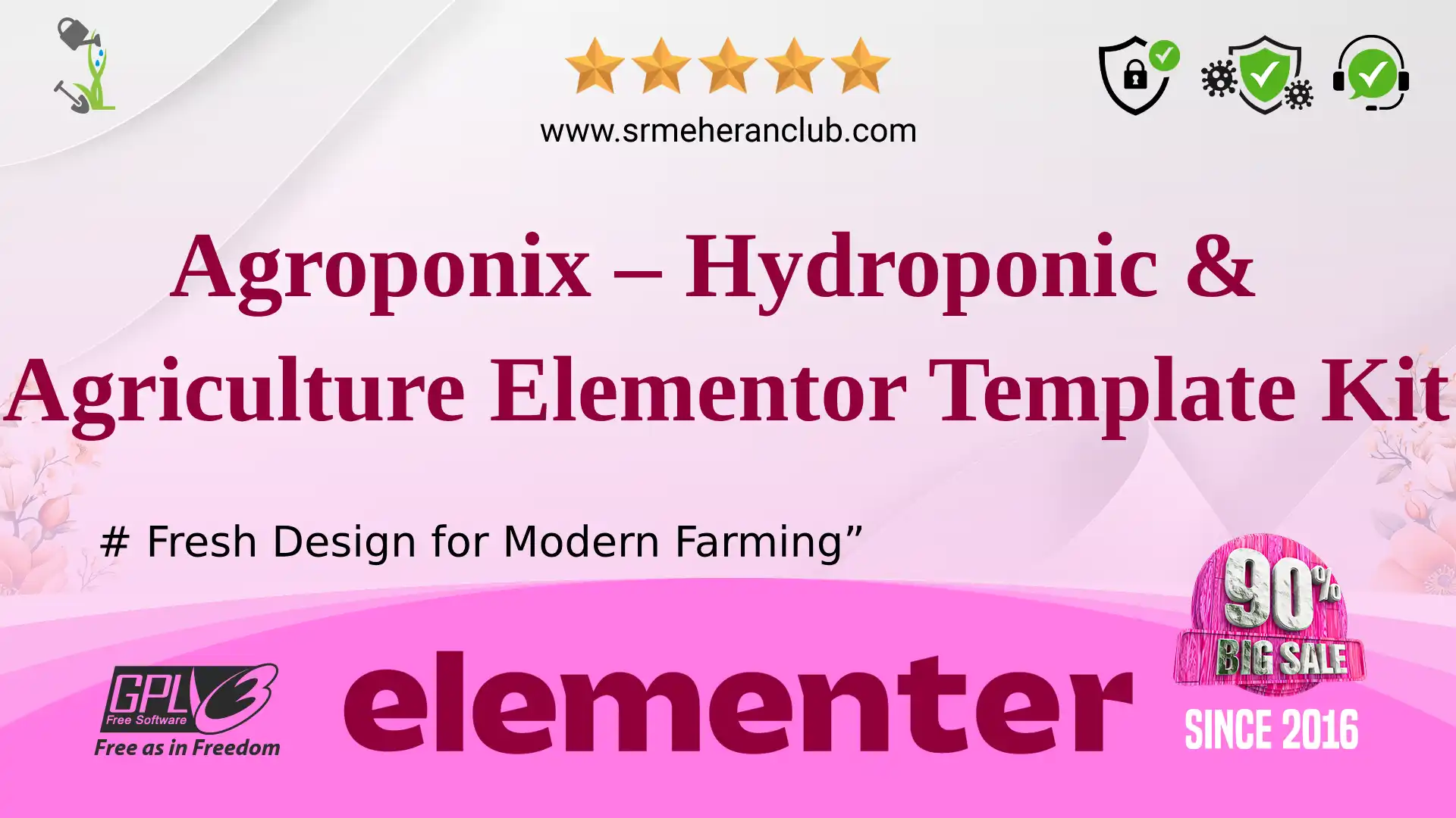 Agroponix – Hydroponic & Agriculture Elementor Template Kit
