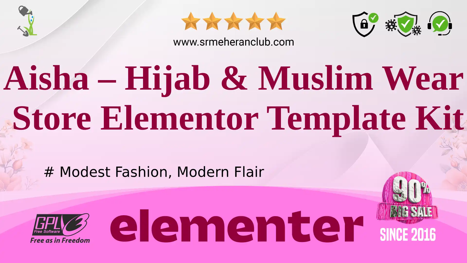 Aisha – Hijab & Muslim Wear Store Elementor Template Kit — Elementor Kit by Themeforest