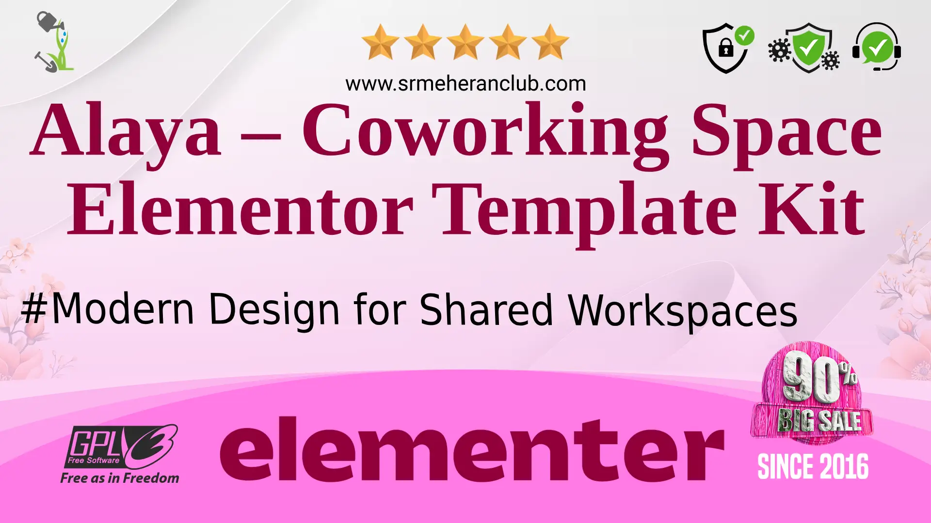 Alaya – Coworking Space Elementor Template Kit