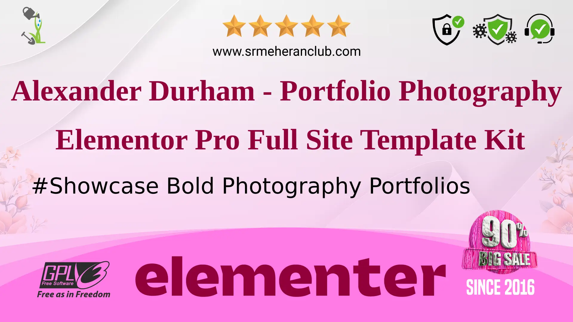 Alexander Durham – Portfolio Photography Elementor Pro Full Site Template Kit — Elementor Kit by Themeforest