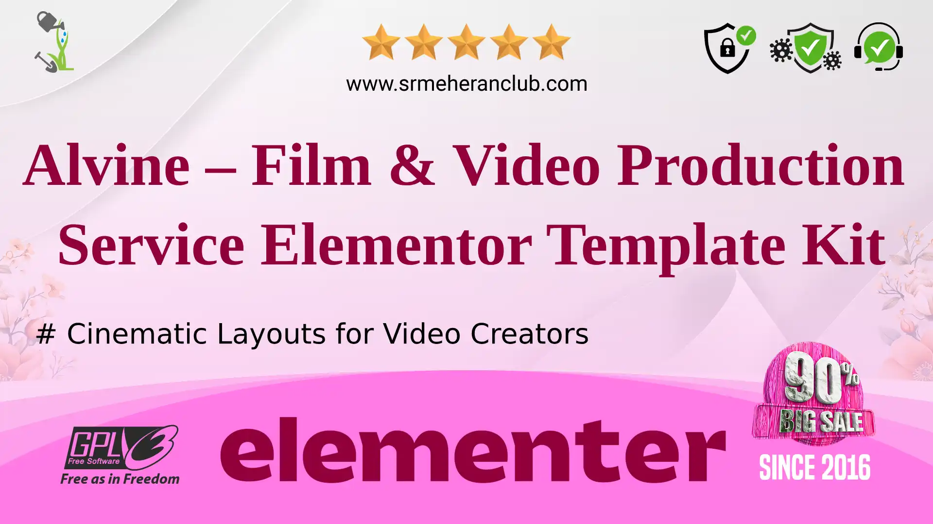 Alvine – Film & Video Production Service Elementor Template Kit — Elementor Kit by Themeforest