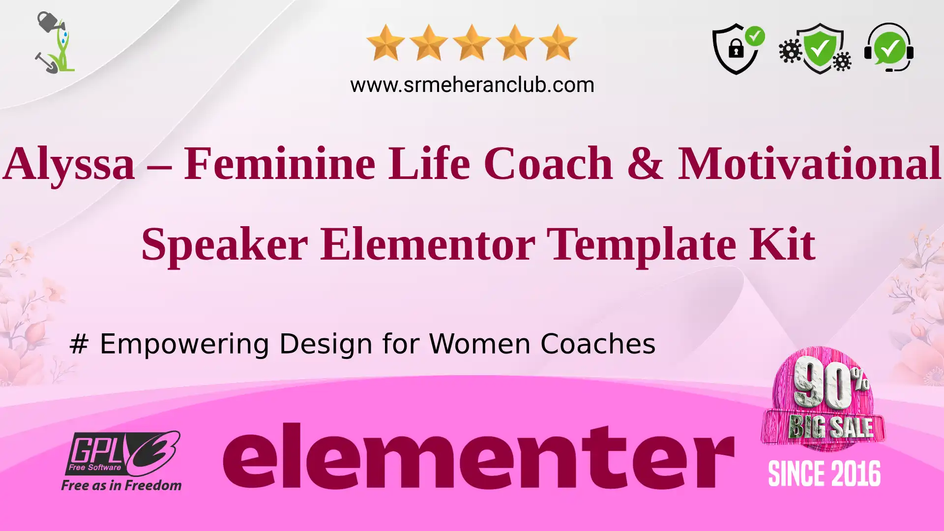 Alyssa – Feminine Life Coach & Motivational Speaker Elementor Template Kit — Elementor Kit by Themeforest