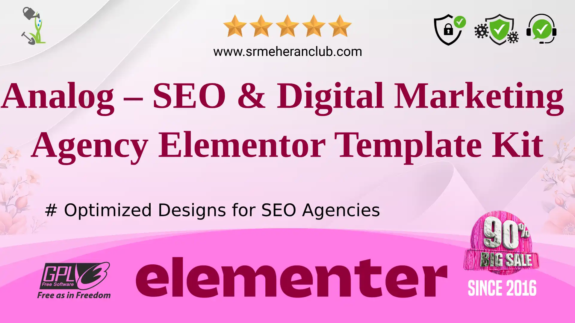 Analog – SEO & Digital Marketing Agency Elementor Template Kit