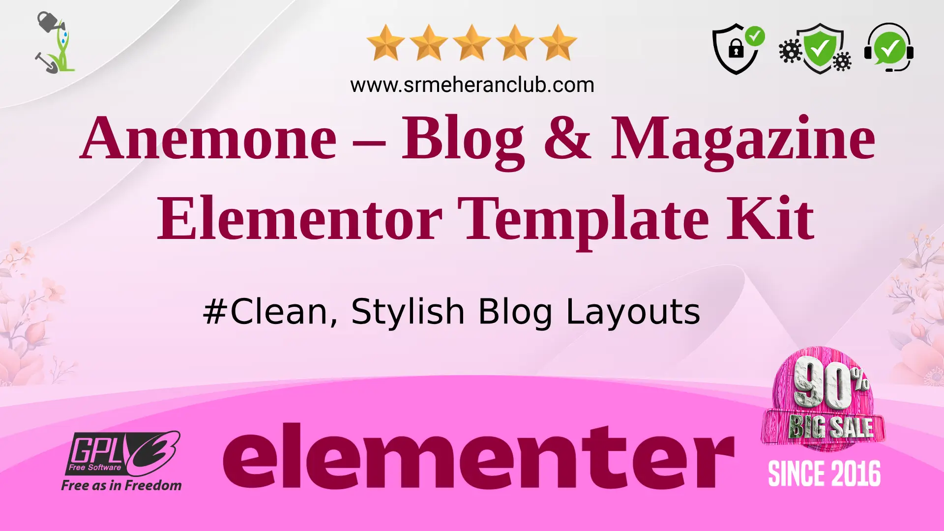 Anemone – Blog & Magazine Elementor Template Kit — Elementor Kit by Themeforest