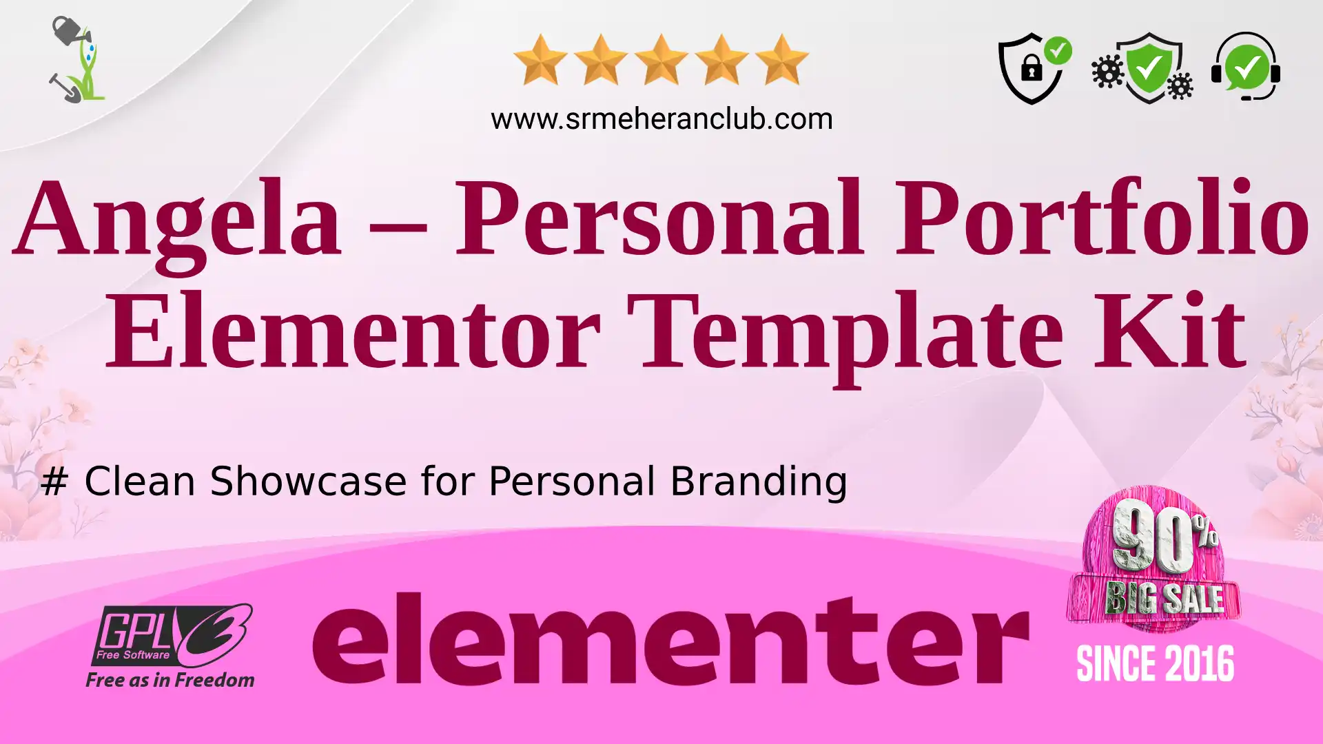 Angela – Personal Portfolio Elementor Template Kit — Elementor Kit by Templatemonster