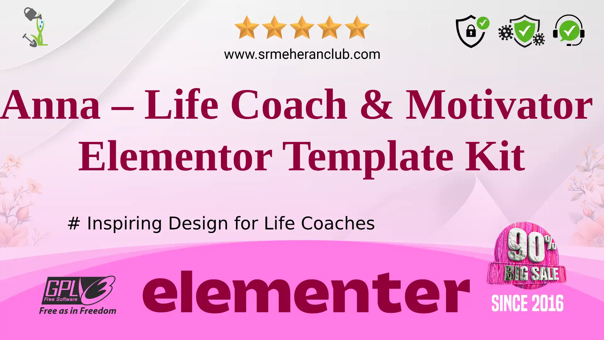 Anna – Life Coach & Motivator Elementor Template Kit — Elementor Kit by Themeforest