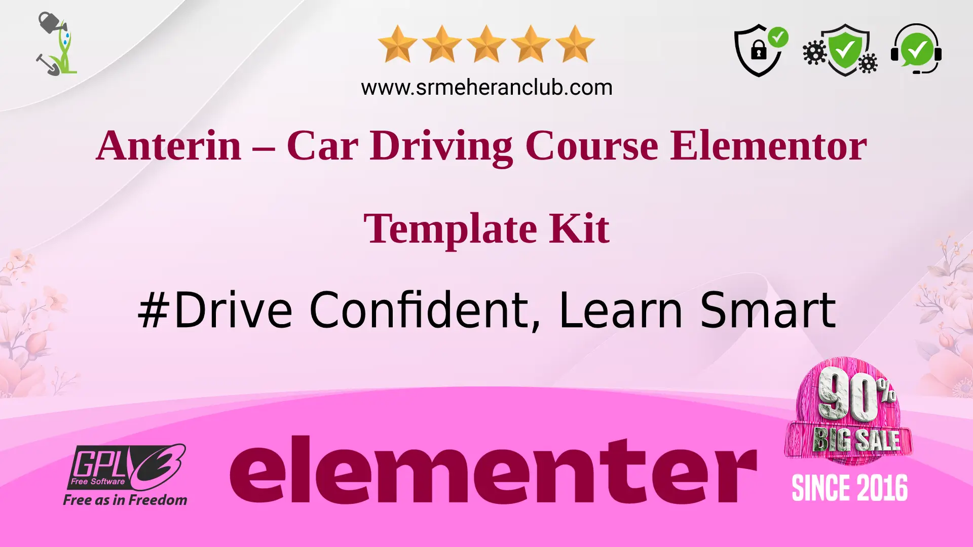 Anterin – Car Driving Course Elementor Template Kit — Elementor Kit by Themeforest