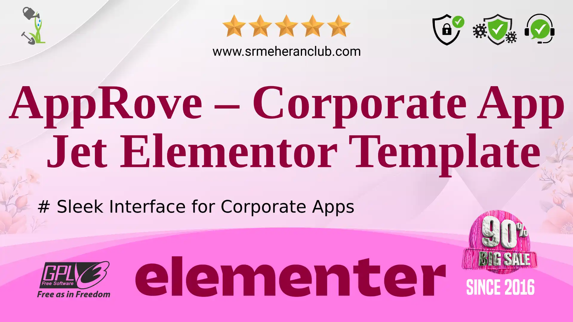 AppRove – Corporate App Jet Elementor Template — Elementor Kit by Templatemonster