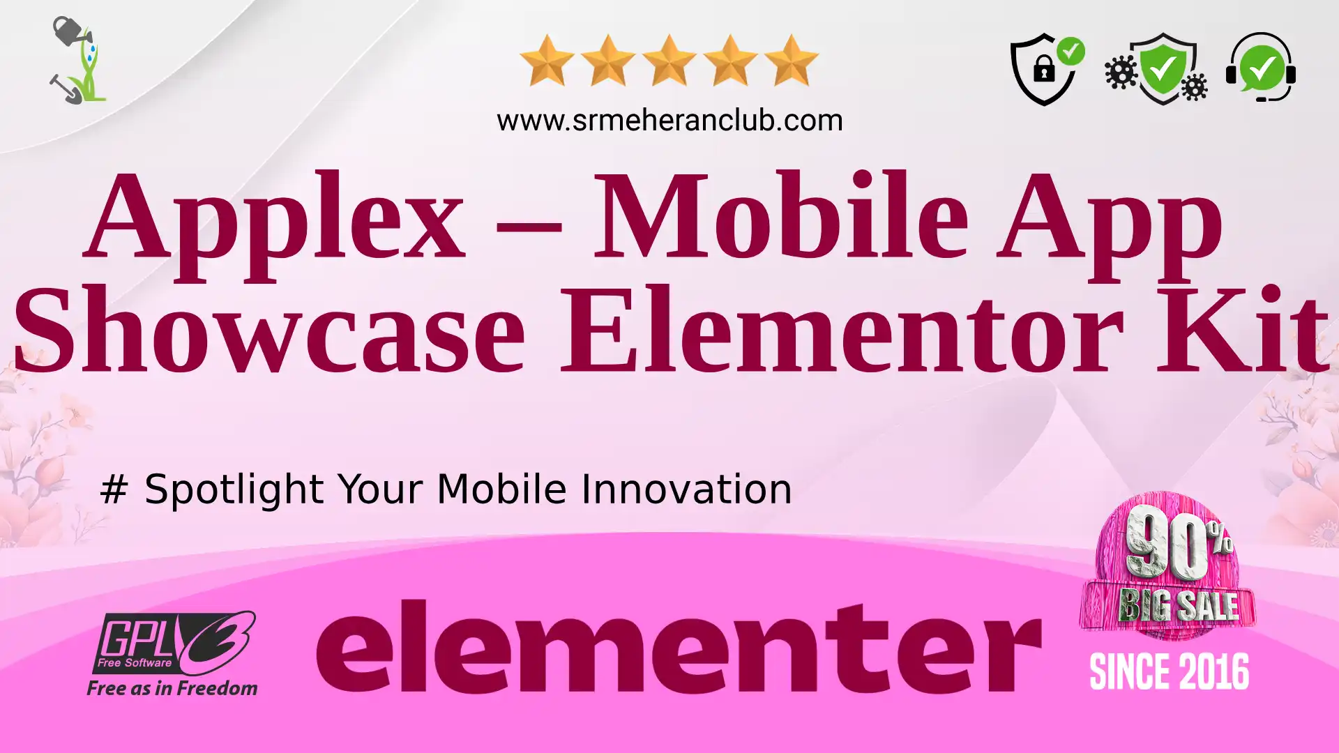Applex – Mobile App Showcase Elementor Kit — Elementor Kit by Templatemonster