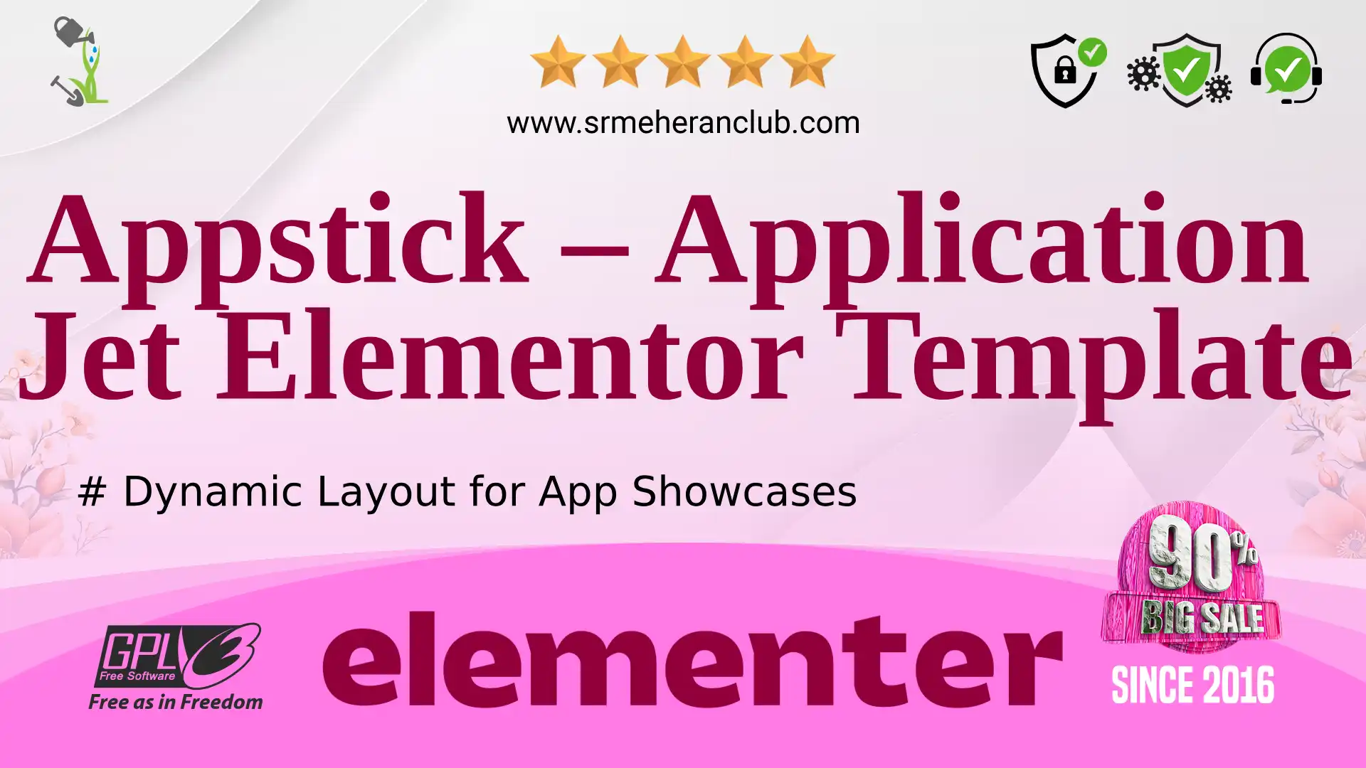 Appstick – Application Jet Elementor Template — Elementor Kit by Templatemonster