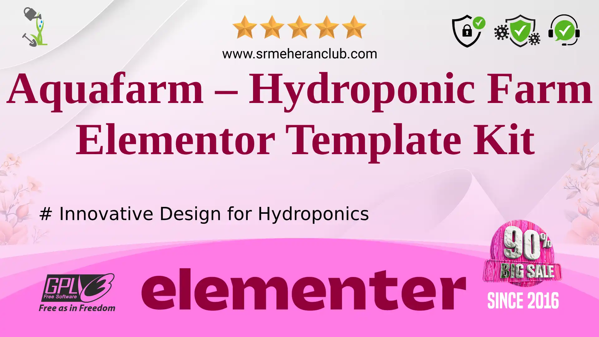 Aquafarm – Hydroponic Farm Elementor Template Kit — Elementor Kit by Themeforest