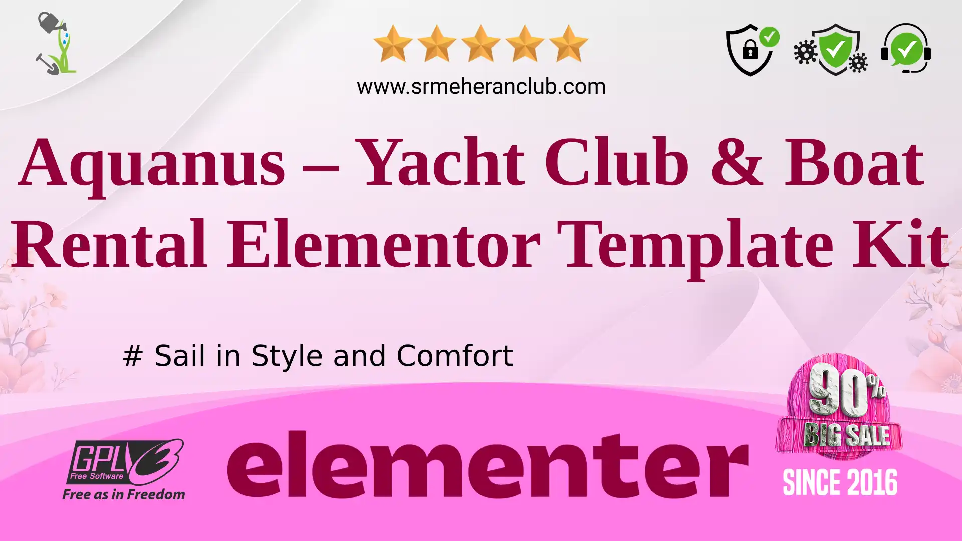 Aquanus – Yacht Club & Boat Rental Elementor Template Kit — Elementor Kit by Themeforest