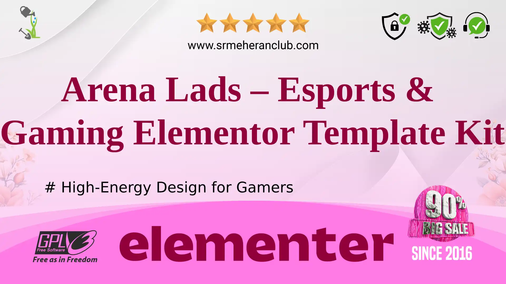 Arena Lads – Esports & Gaming Elementor Template Kit — Elementor Kit by Themeforest