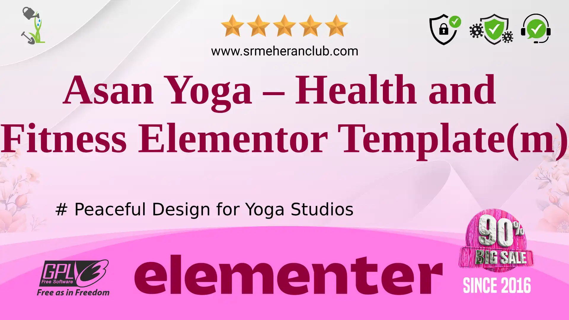 Asan Yoga – Health and Fitness Elementor Template(m) — Elementor Kit by Templatemonster