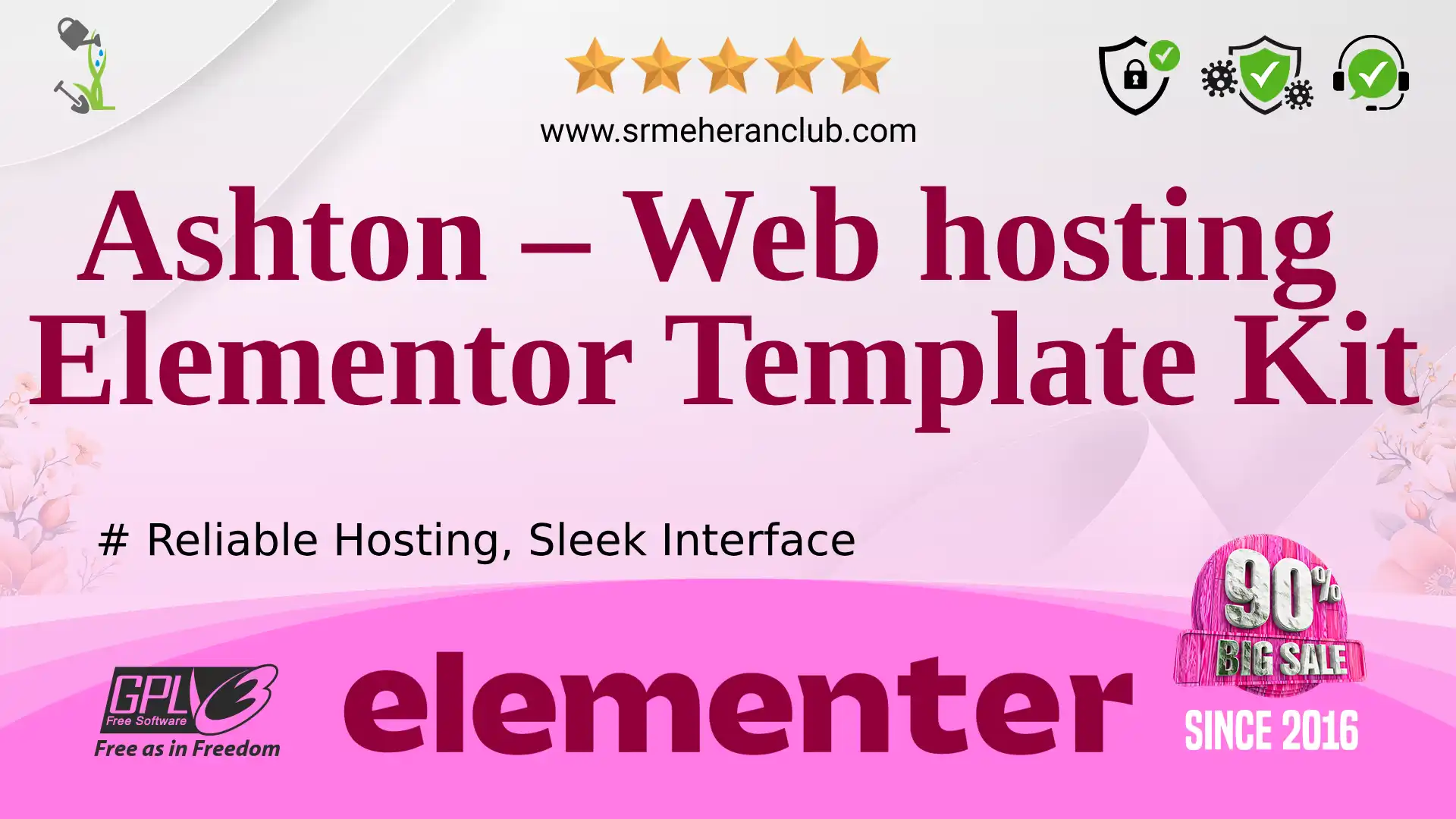 Ashton – Web hosting Elementor Template Kit — Elementor Kit by Themeforest