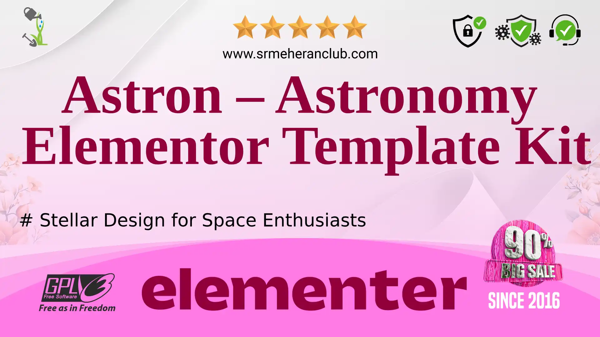Astron – Astronomy Elementor Template Kit — Elementor Kit by Themeforest