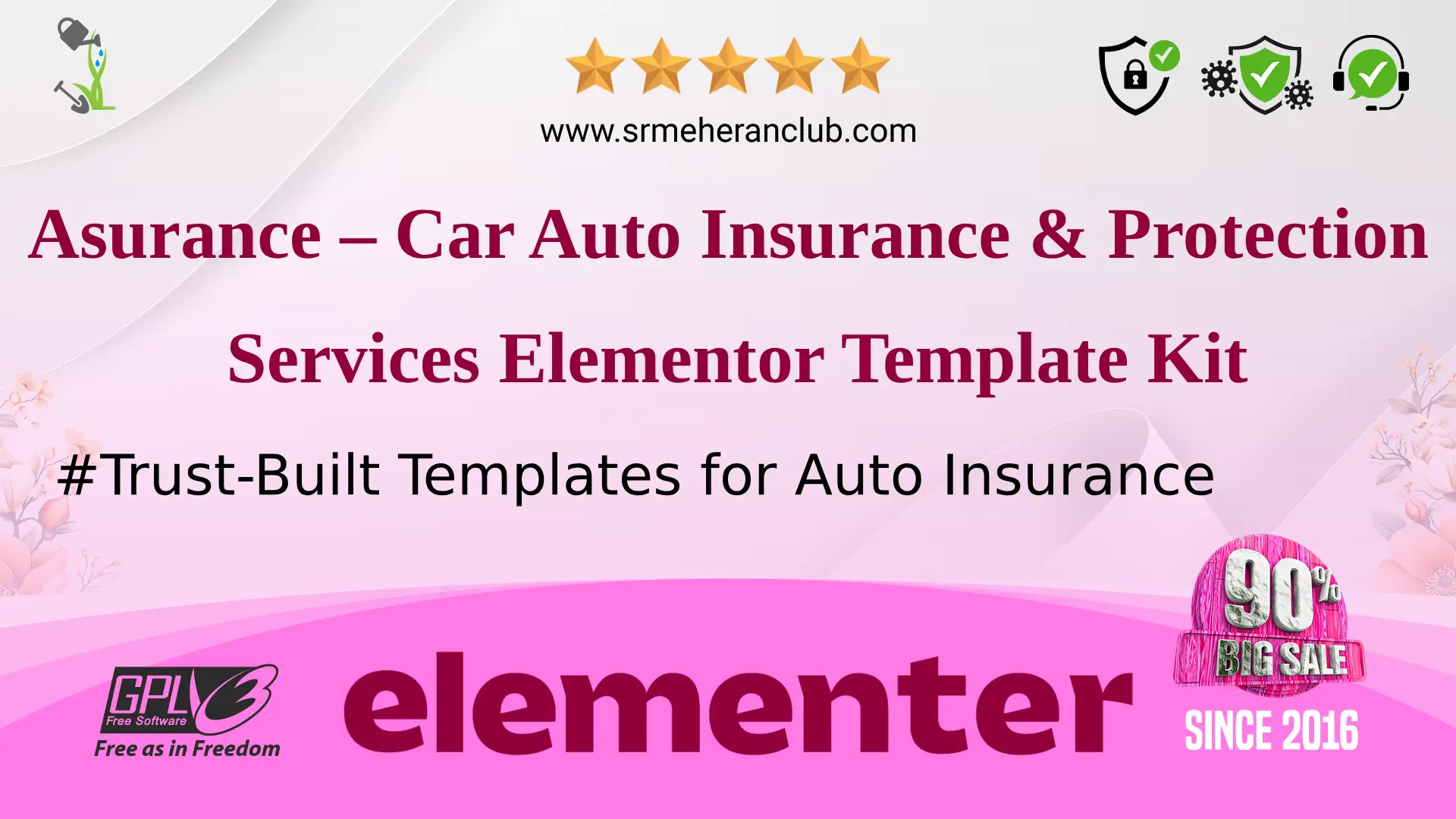 Asurance – Car Auto Insurance & Protection Services Elementor Template Kit — Elementor Kit by Themeforest