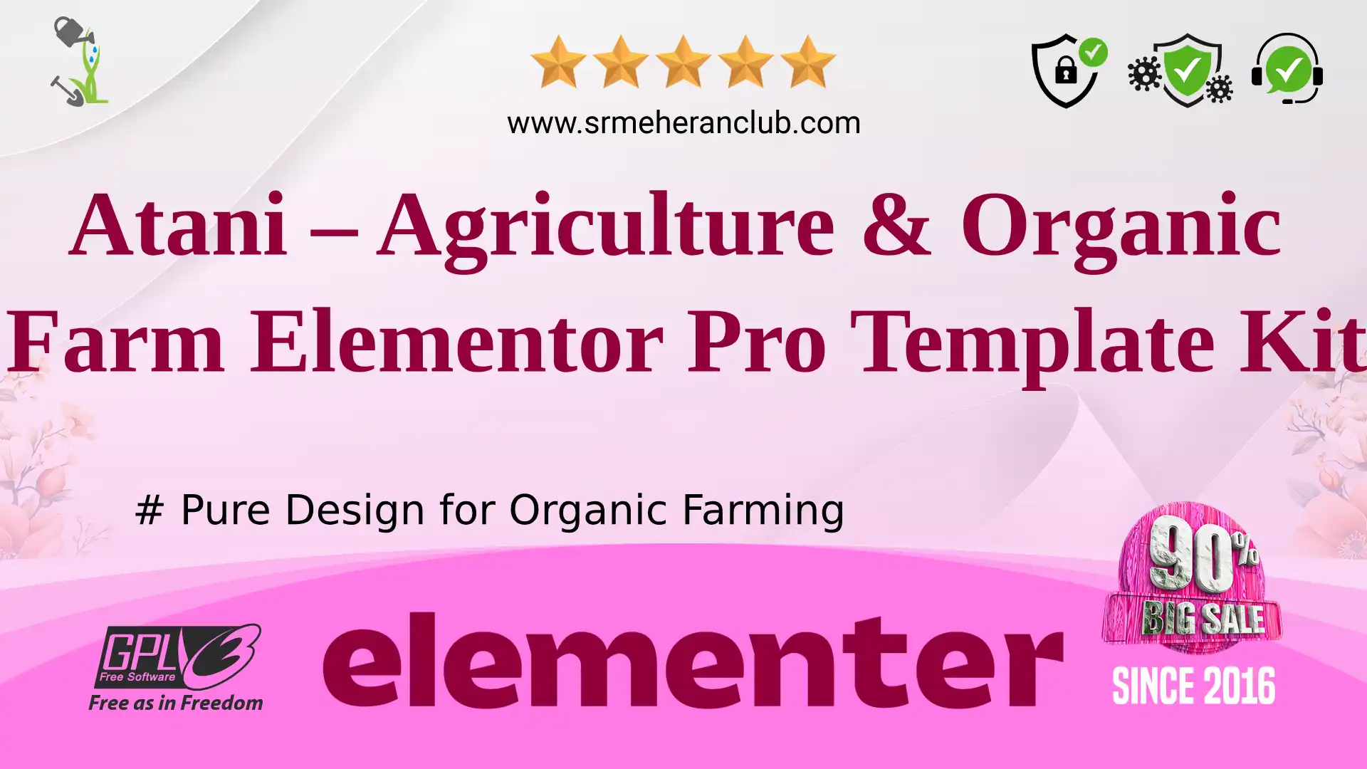 Atani – Agriculture & Organic Farm Elementor Pro Template Kit