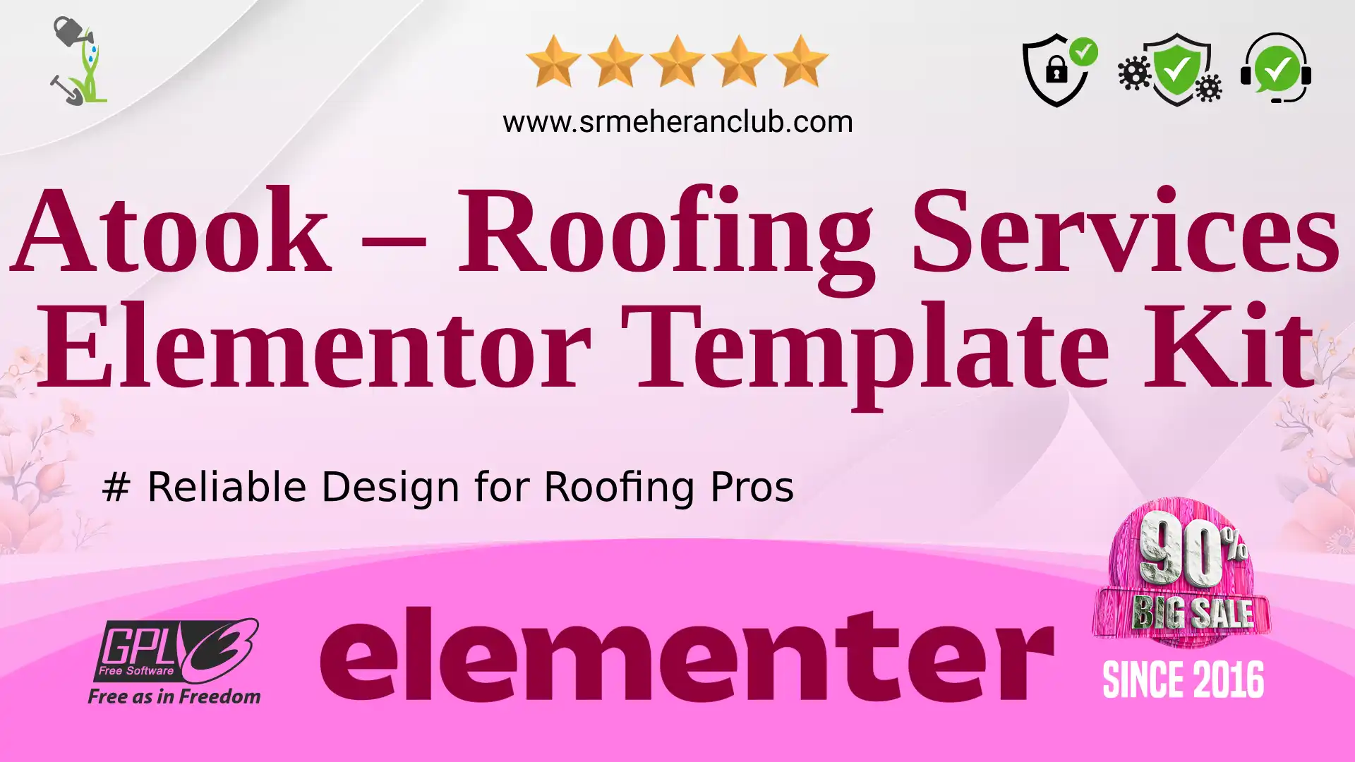 Atook – Roofing Services Elementor Template Kit — Elementor Kit by Themeforest