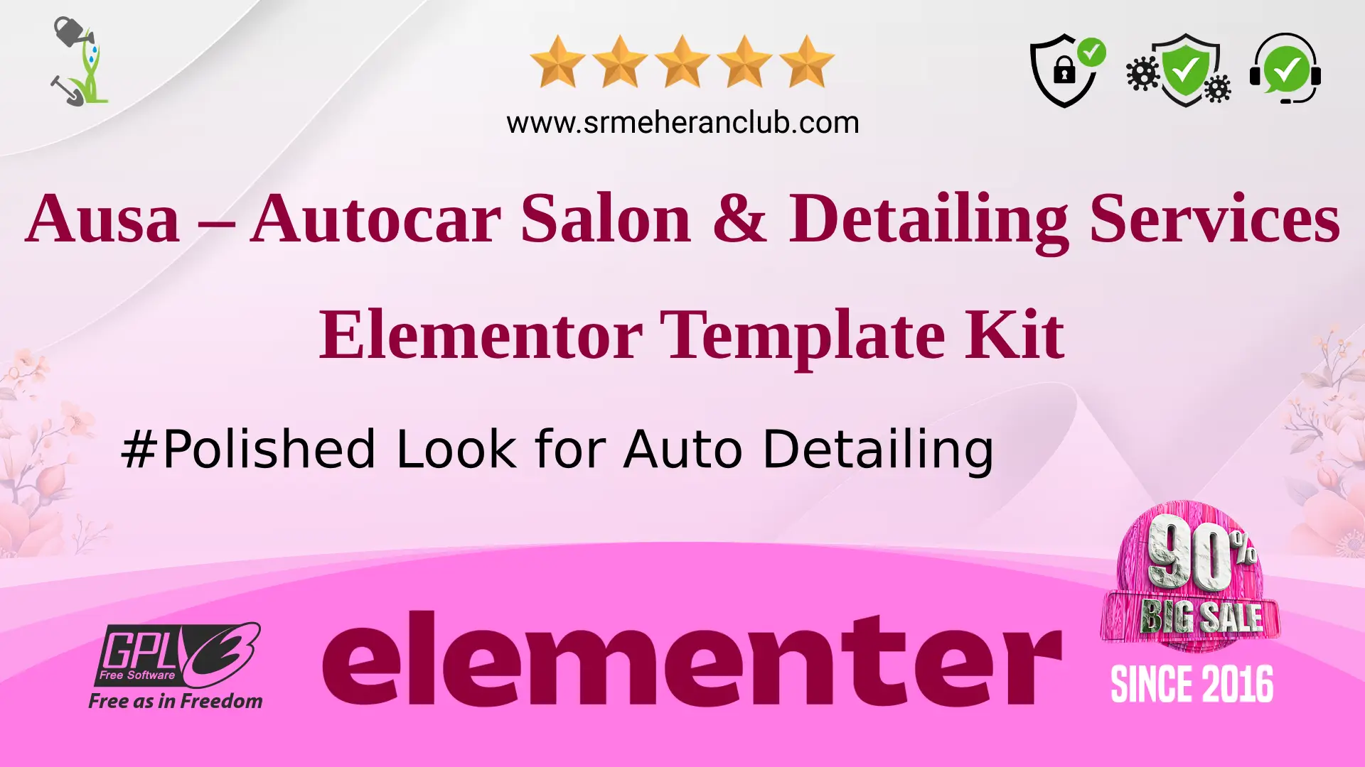 Ausa – Autocar Salon & Detailing Services Elementor Template Kit — Elementor Kit by Themeforest