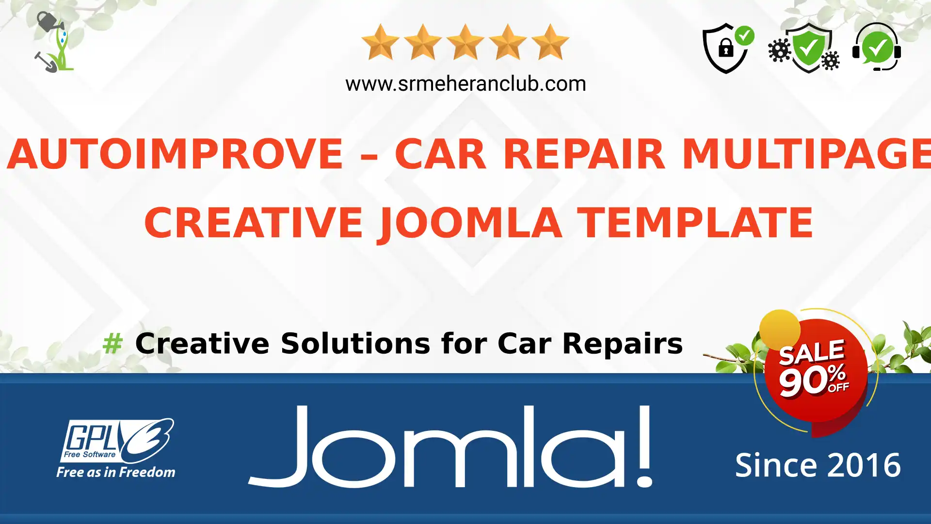 Autoimprove – Car Repair Multipage Creative Joomla Template — Theme by Templatemonster