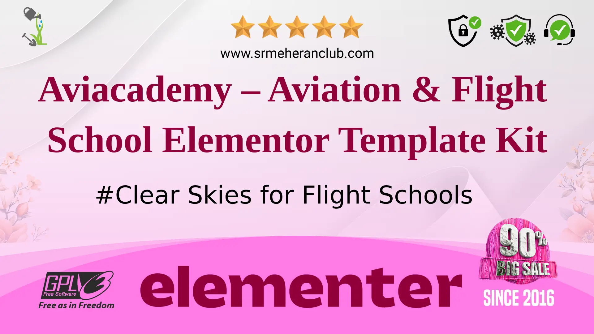 Aviacademy – Aviation & Flight School Elementor Template Kit — Elementor Kit by Themeforest
