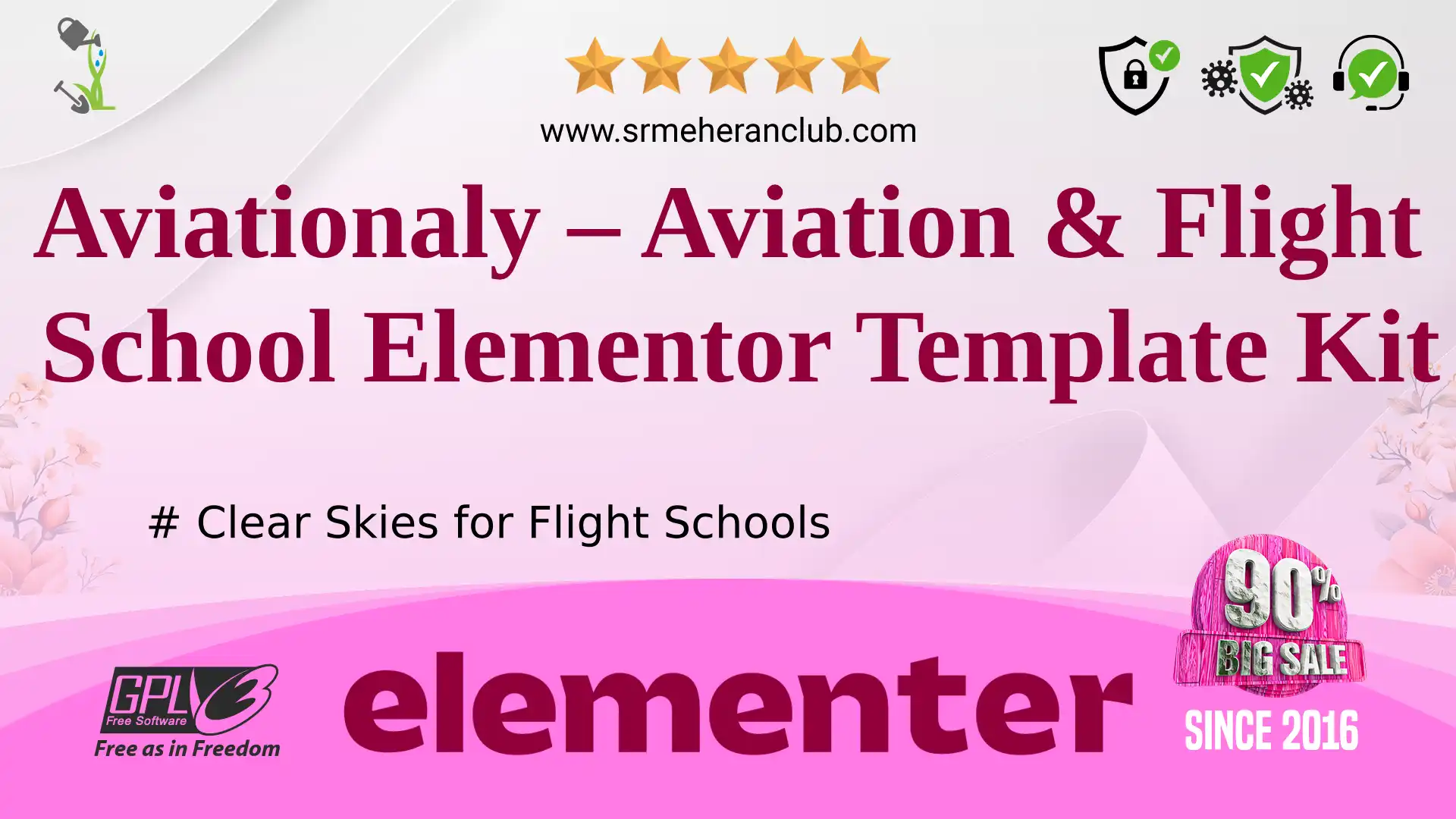 Aviationaly – Aviation & Flight School Elementor Template Kit — Elementor Kit by Themeforest