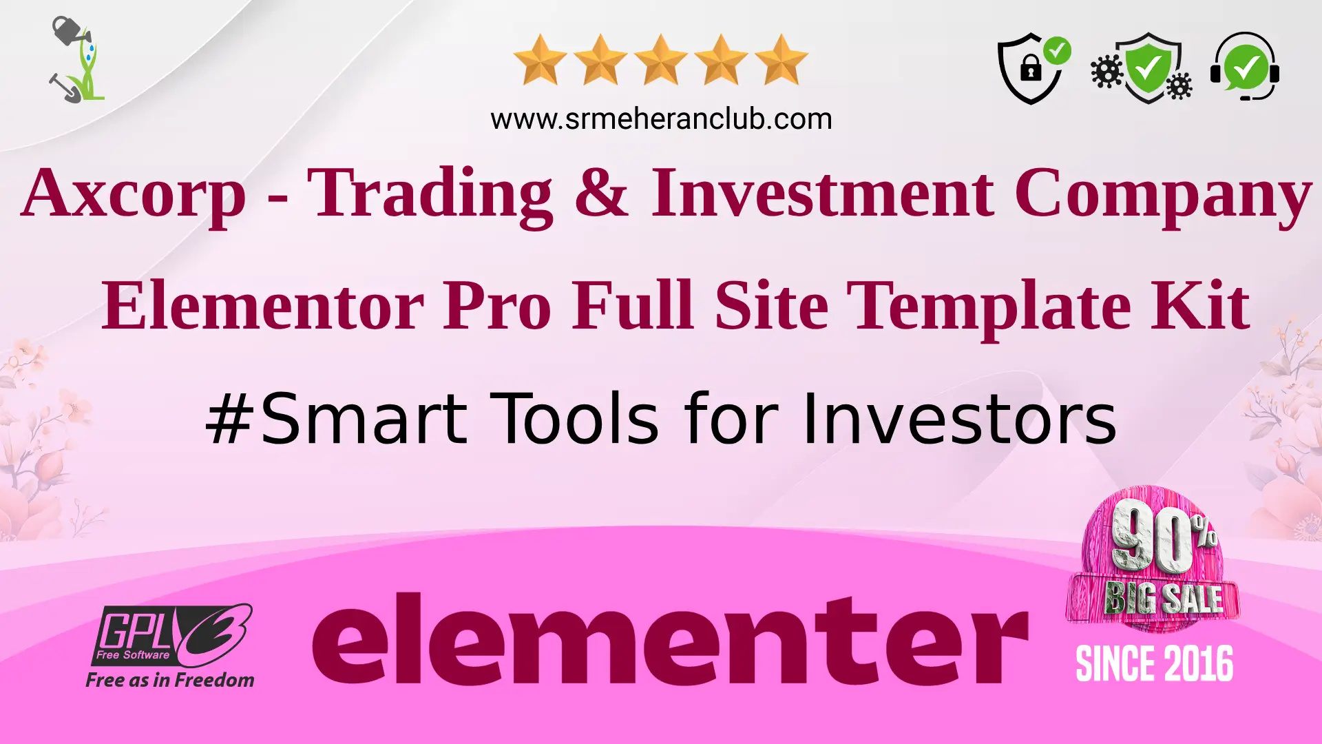 Axcorp – Trading & Investment Company Elementor Pro Full Site Template Kit