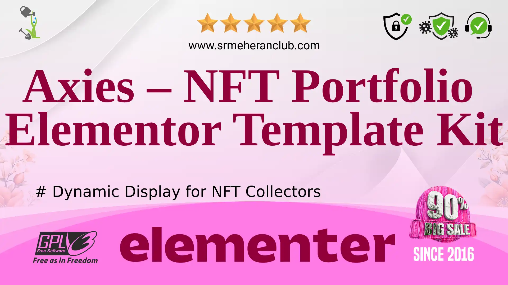 Axies – NFT Portfolio Elementor Template Kit — Elementor Kit by Themeforest