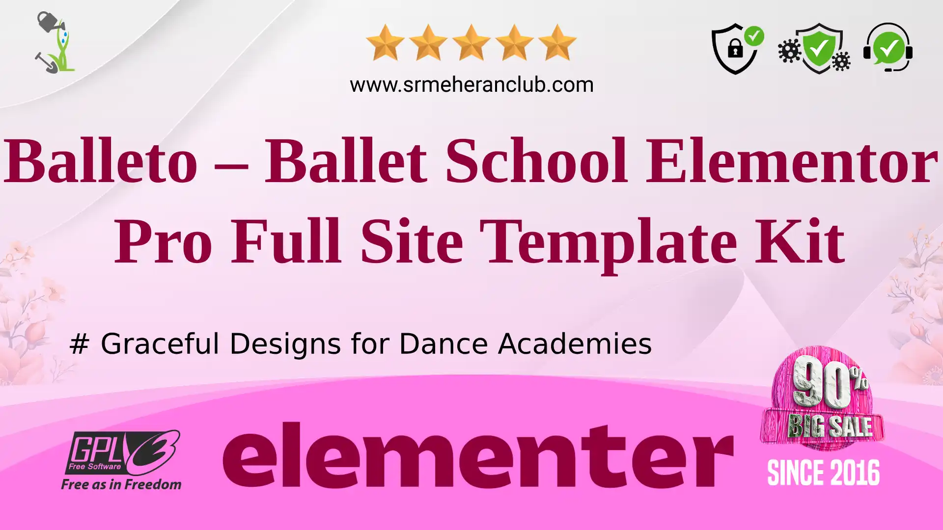 Balleto – Ballet School Elementor Pro Full Site Template Kit — Elementor Kit by Themeforest